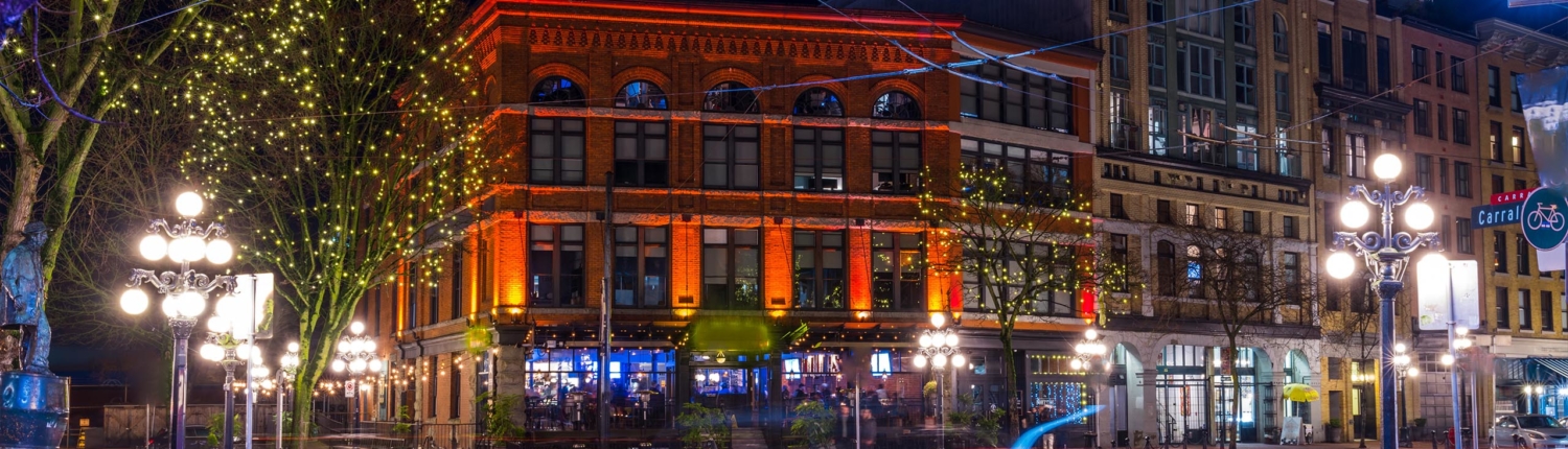 Gastown at night